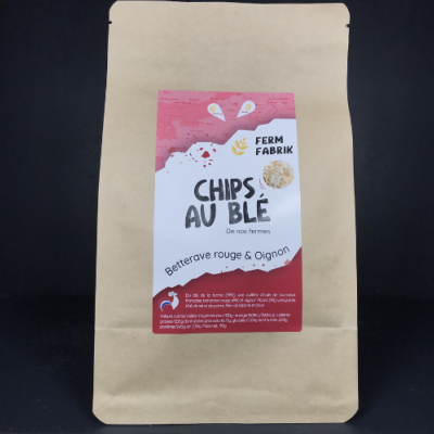 Chips de blé - Betterave rouge et oignon