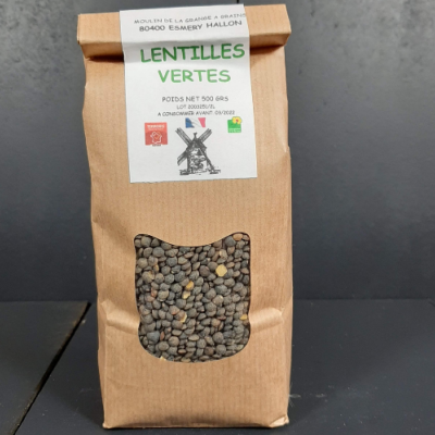 Lentilles vertes