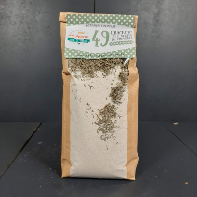 Preparation pour crackers aux herbes de Provence