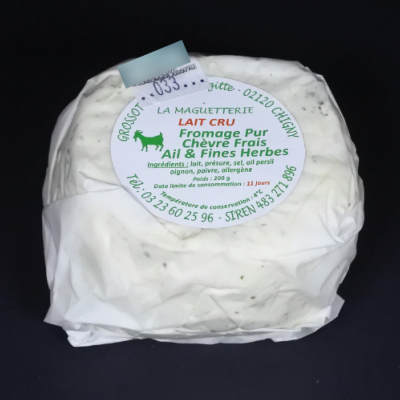 Fromage de chèvre frais ail et fines herbes