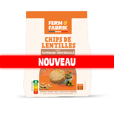 Chips de lentilles - Tapenade provençale