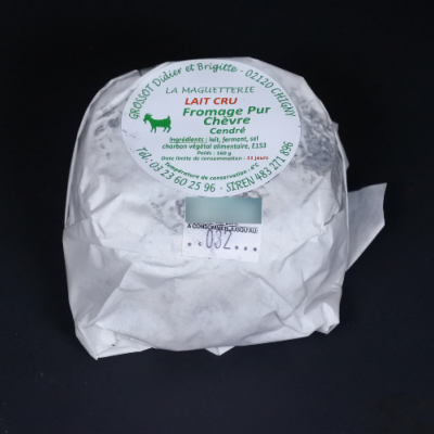 Fromage de chèvre frais cendré