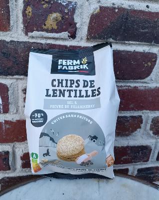 Chips de lentilles - Poivre et sel
